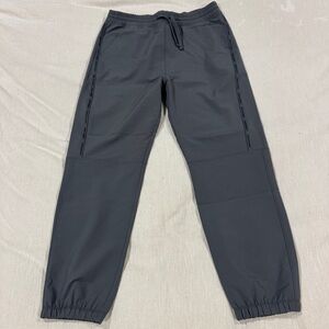 Abercrombie Kids Cozy-Lined Logo Tape Sweatpants Black Youth 17/18
